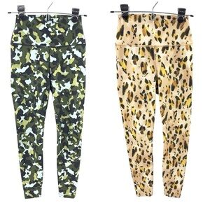 Carbon 38 Leggings LOT Womens XS High Rise Stretch Yoga Pilates Gym Performance